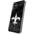 NFL New Orleans Saints Black & White Galaxy S24 Plus Clear Case